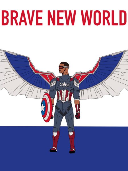 Ian Pagan's digital drawing of 'Captain America: Brave New World.' 