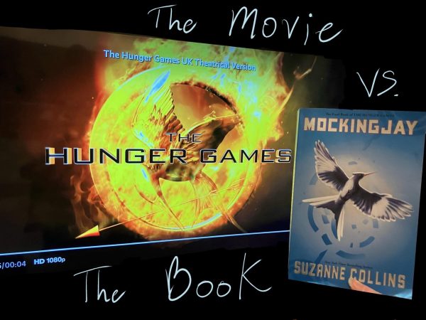 One of the movies from the Hunger Games and one of the corresponding books.